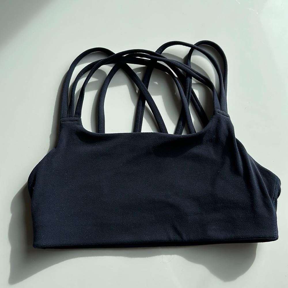 Athleta navy blue sports bra